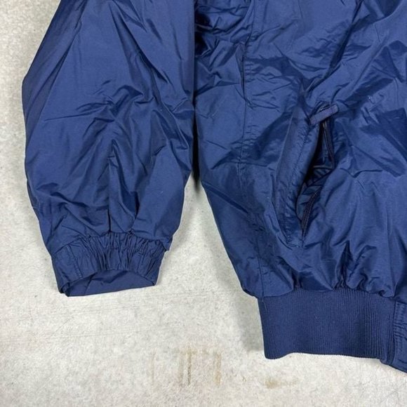 Columbia Men's Fleece Lined Coat M Navy Zipper - Picture 5 of 12